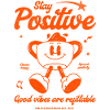 Stay Positive Coffee Mug Motif