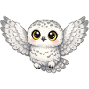 Snowy Owl Wings in Flight