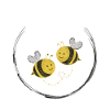 Abeilles Heureuses Ensemble