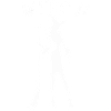 Hexe mit Besen Silhouette Witch