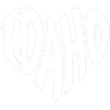 Idaho Heart Lettering