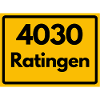 ANCIEN CODE POSTAL RÉTRO 4030 RATINGEN