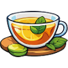 Citrus tea with mint