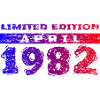 44th Birthday Limited Edition 04/1982
