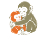 Keep Holding On Monkey Hug