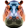 Nilpferd Flusspferd Mama Hippopotamus Cooles Hippo