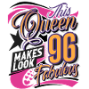 Reine du 96e anniversaire
