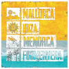 Balearic Islands Retro Stamp