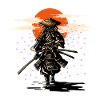 Samurai Sun and Sakura