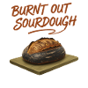 Sauerteig ausgebrannter Sauerteigbrot-Backer