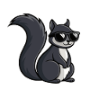 Cool Squirrel Dark Glasses