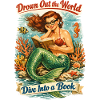Discover Your Tranquility: Retro Mermaid Reading