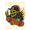 Live Quick Skate Hard Skull