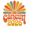 Cancún 2026 Retro Sunset