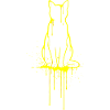 Cat Silhouette Gold Look