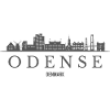 Danemark d’Odense, silhouette d’Odense