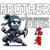 Frère du ninja d’anniversaire Compleanno Funny