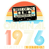 1976 års vintage retro födelsedagspresent