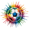 Fußball Ball Aquarell