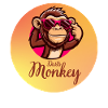Darts Monkey Glasses Motif