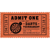 Darts Tournament Ticket 2024