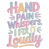 Hand Therapist Hand Pain Whispers Physiotherapist