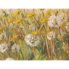Summer Dandelion Meadow Painting
