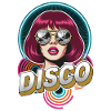 Diva disco Neon Pop Art anni '70 Funk Afro Soul Retro