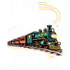 Jeg kan godt lide tog og måske 3 personer