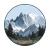 Mont Blanc mountain landscape
