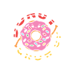 Restauration rapide en donuts
