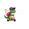 Trottinette dinosaure 100 Jours d’École