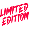 Limited Edition Neon Brush Text