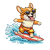 Corgi Surf-Sommerbrille