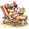 Cat with sunglasses