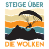 Paraglider SOAR ABOVE THE CLOUDS Funny