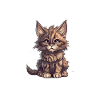 Pyjama Chat Maine Coon Humour