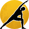 Yoga Utthita Parsvakonasana Silhouette Sun