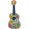 Ukulele Comic-Stil