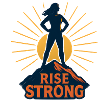 Rise Strong Bergsteigerin