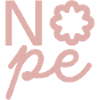 Non, fleur rose