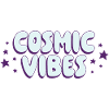 Cosmic Vibes lettering