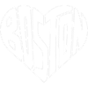 Boston Heart Typo Design