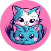 Kitten Hug Duo