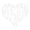 Boston Herz Typografie