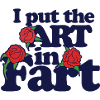 Art in Heart Roses Tee