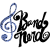 Mosaic Indigo Treble Clef