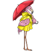 Flamingo Umbrella