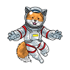 Fox Astronaut Space