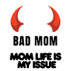 Red Horns Silhouette